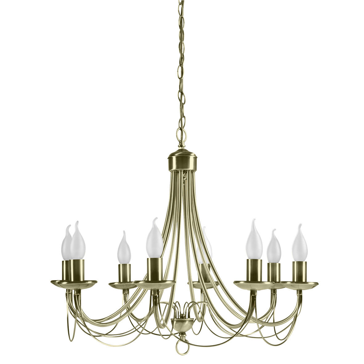 PENDELLEUCHTE Muza, Nickelfarben, 60/130 cm - Nickelfarben, Metall (60/60/130cm) - Kayani