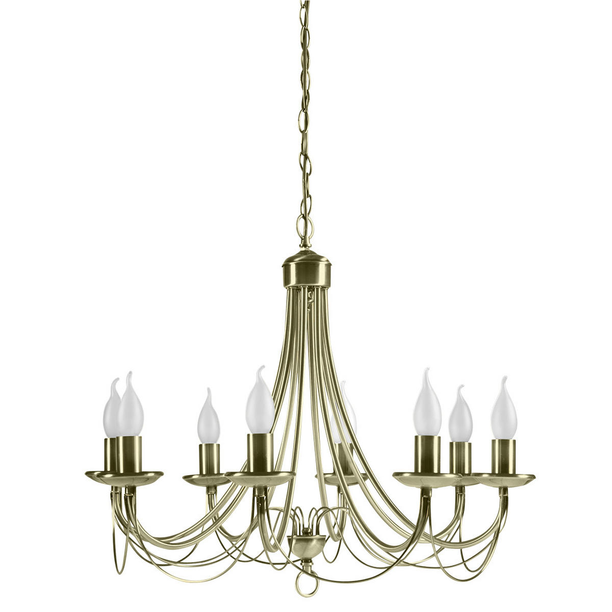 PENDELLEUCHTE Muza, Nickelfarben, 60/130 cm - Nickelfarben, Metall (60/60/130cm) - Kayani