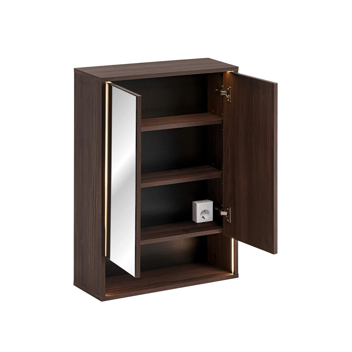 TODO - hnědá, kompozitní dřevo (60/85/20cm) - Petits-meubles