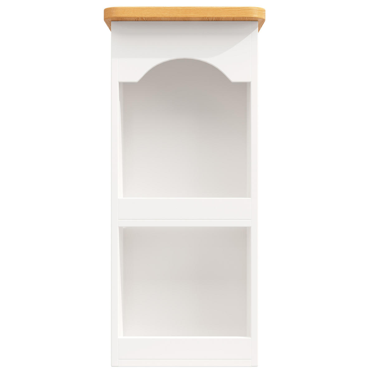 ESSZIMMERSCHRANK aus MDF 137-203x39x90cm in Weiß mit 360° Dreh - Weiß, Holzwerkstoff (203/90/39cm) - Modfu