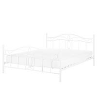 METALLBETT 160/200cm Weiß Antlia - Weiß, Metall (160/200cm) - Beliani