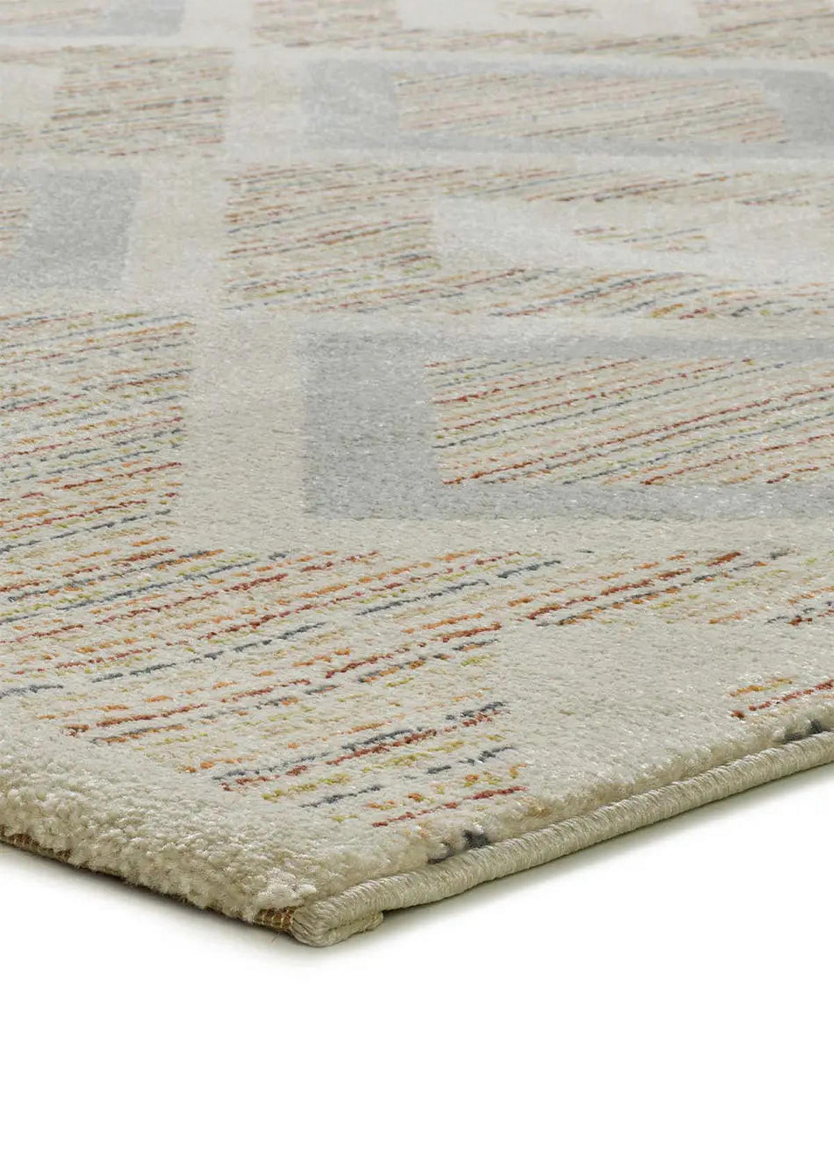 WEBTEPPICH Mehrfarbig Siroco 160/230 cm - Beige/Multicolor, Naturmaterialien/Textil (160/230cm) - Atticgo