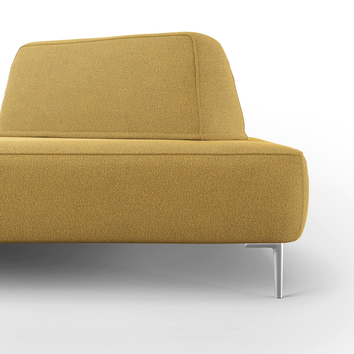 LINEARSOFA Newton - Gelb, Textil (212/42/115cm) - Divani.store
