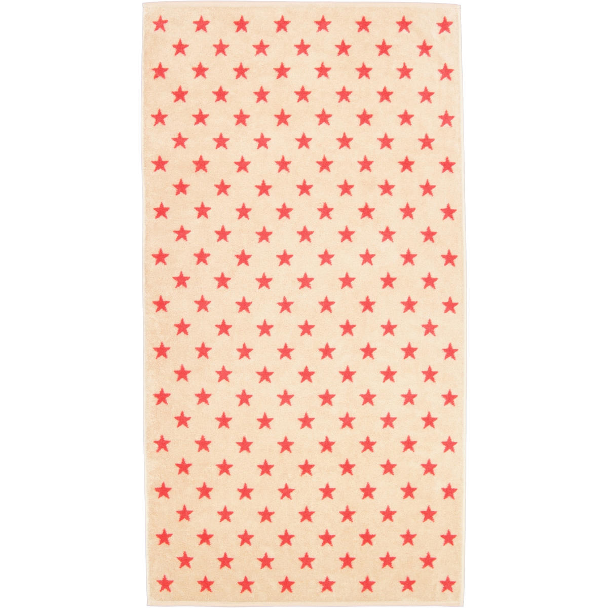 DUSCHTUCH NEW STARS STERNE KLEIN 6261 BEIGE/PINK - 32 - Rosa, Textil (70/140cm) - Cawoe