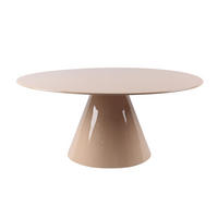 COUCHTISCH - 80 cm x 80 cm - metall - beige Dinega - Beige, Metall (80/80/36cm) - Vente-Unique
