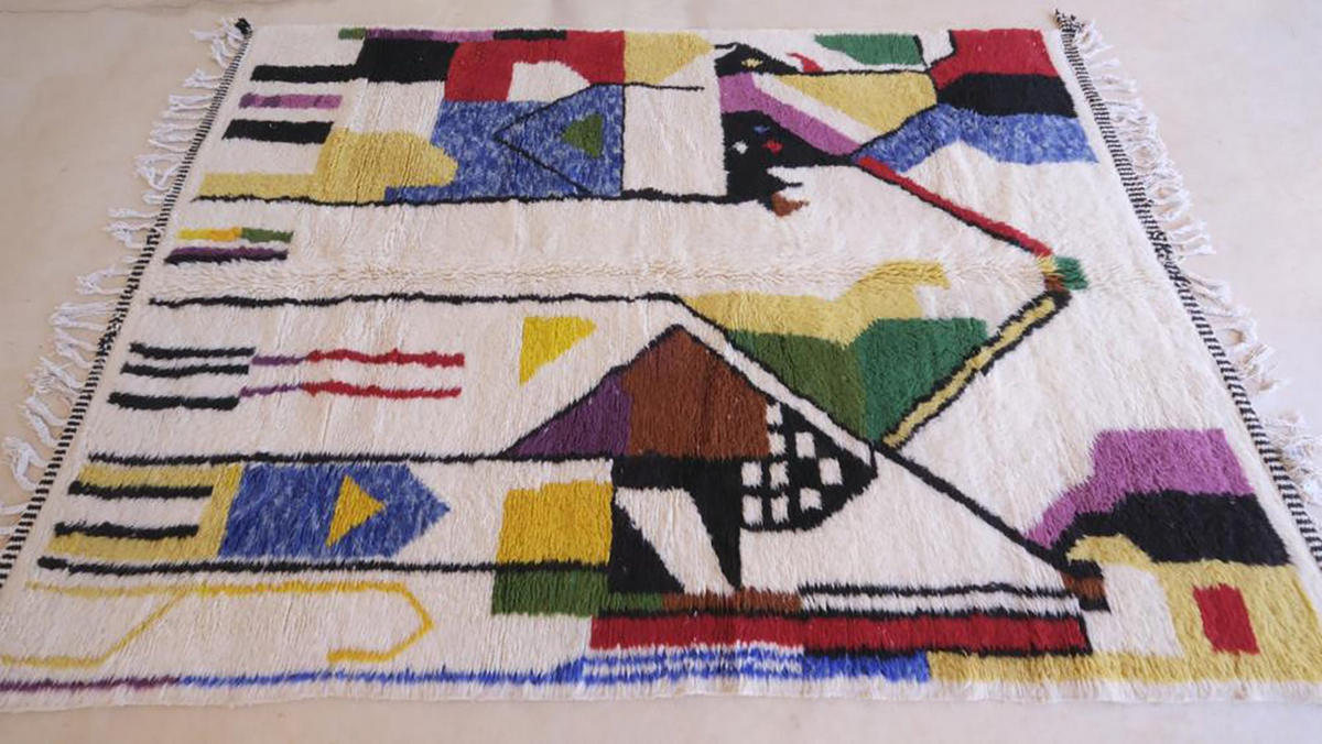 BERBERTEPPICH aus reiner Wolle 203x 289 cm - Multicolor, Naturmaterialien (203/289cm) - AFK Living