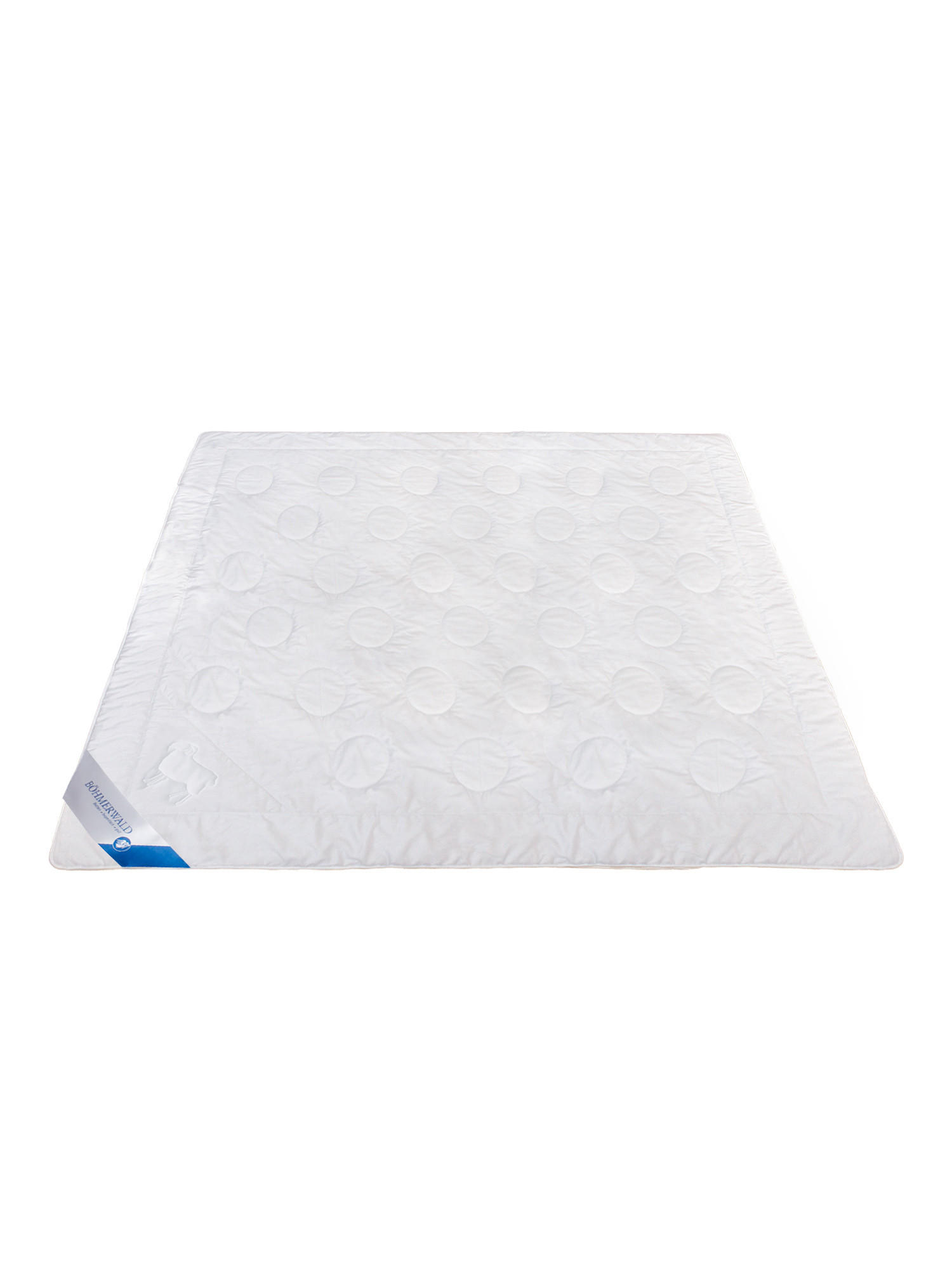 WINTERBETTDECKE - 100% MERINOWOLLE - Weiß, Naturmaterialien/Textil (200/200cm) - Böhmerwald