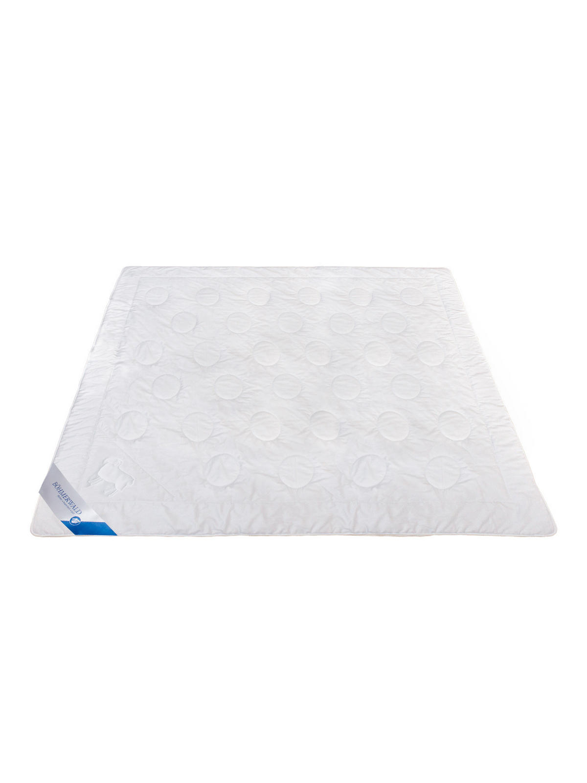 WINTERBETTDECKE - 100% MERINOWOLLE - Weiß, Naturmaterialien/Textil (200/200cm) - Böhmerwald