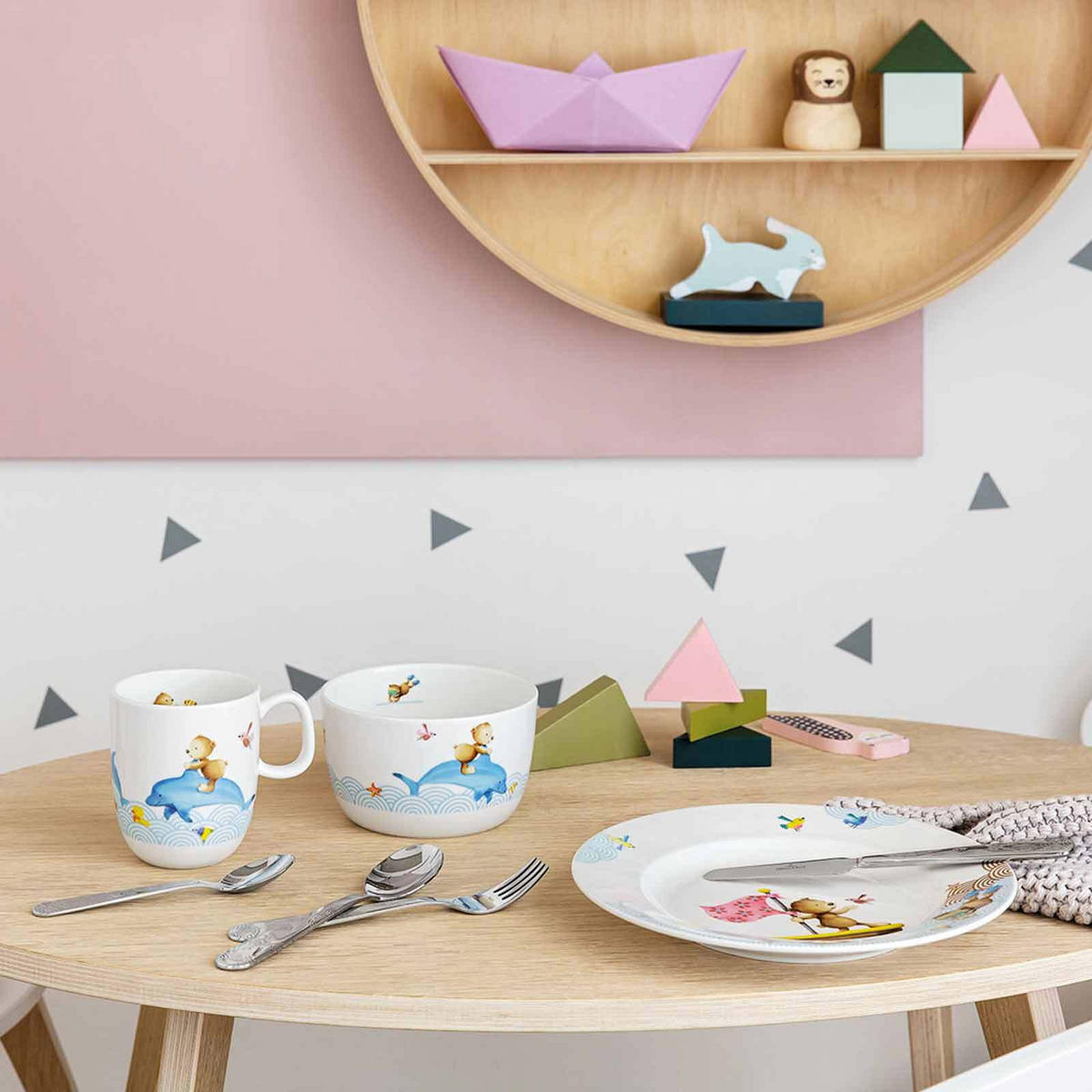 KINDERBESTECK Happy as a Bear silber - Silberfarben, Metall - Villeroy & Boch