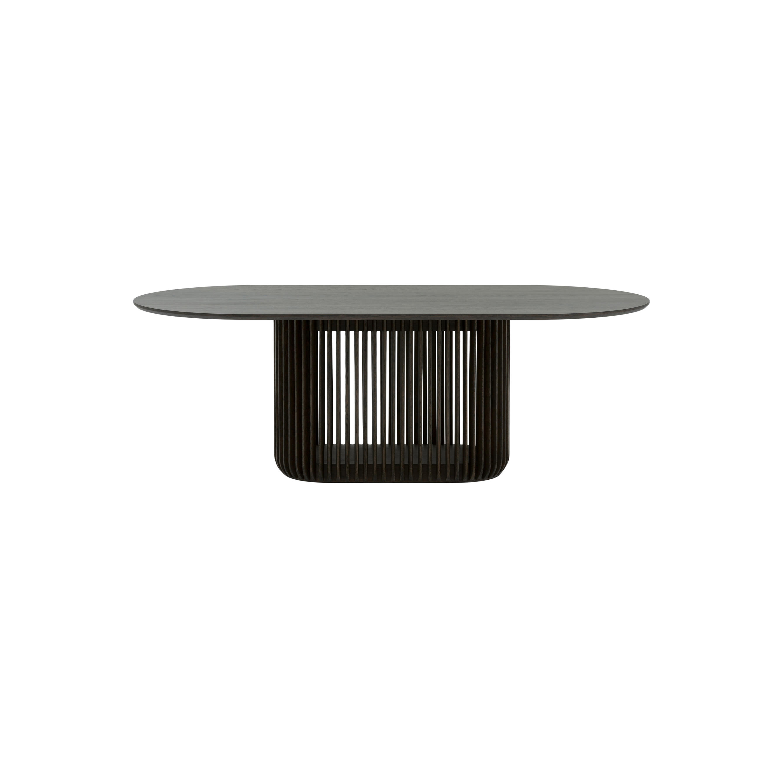 ESSTISCH Franz, Braune Massiveiche - Braun, Holz (220/105/76cm) - WOODEK