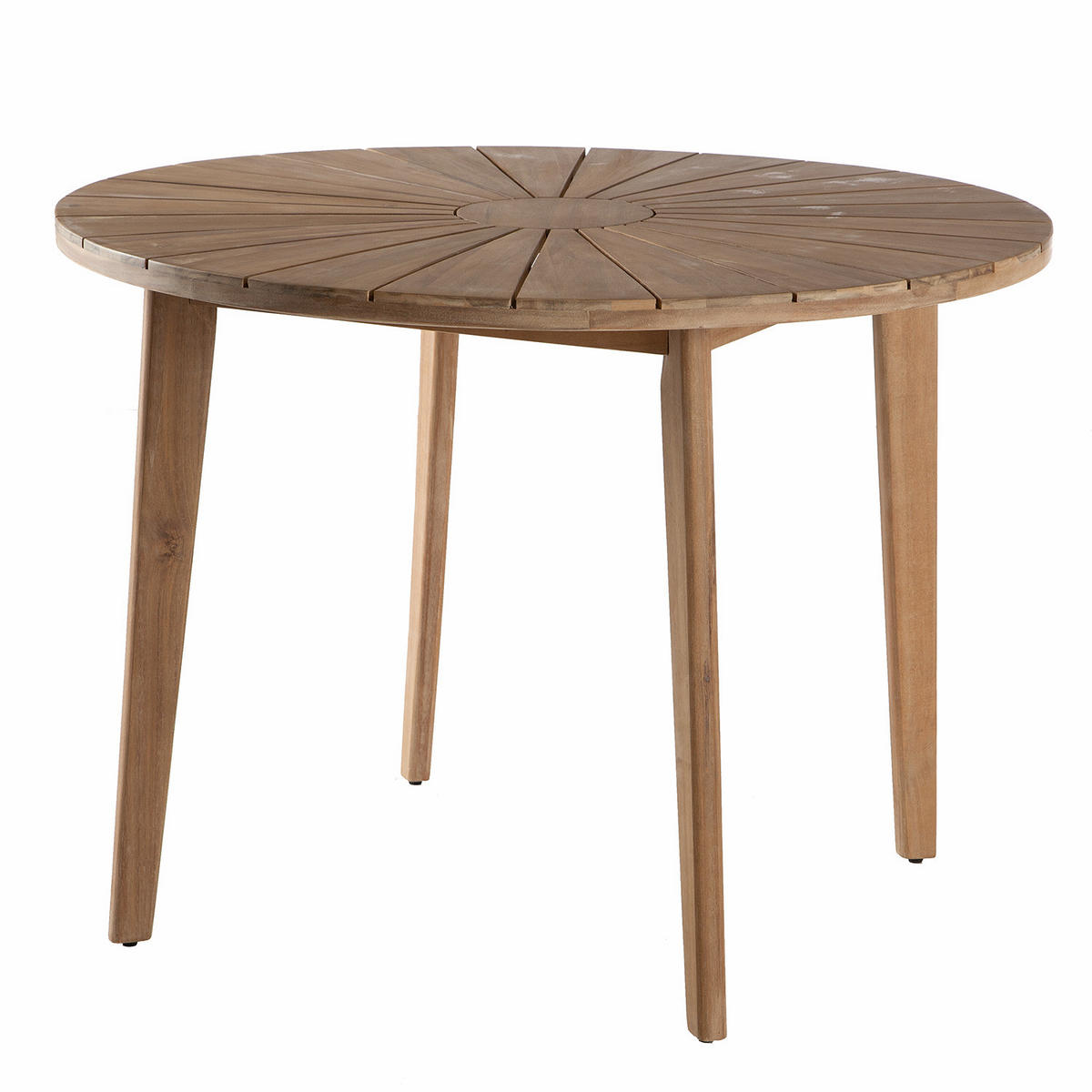 GARTENTISCH - Rund - Akazie massiv - Braun - Braun, Holz (100/100/73cm) - home24