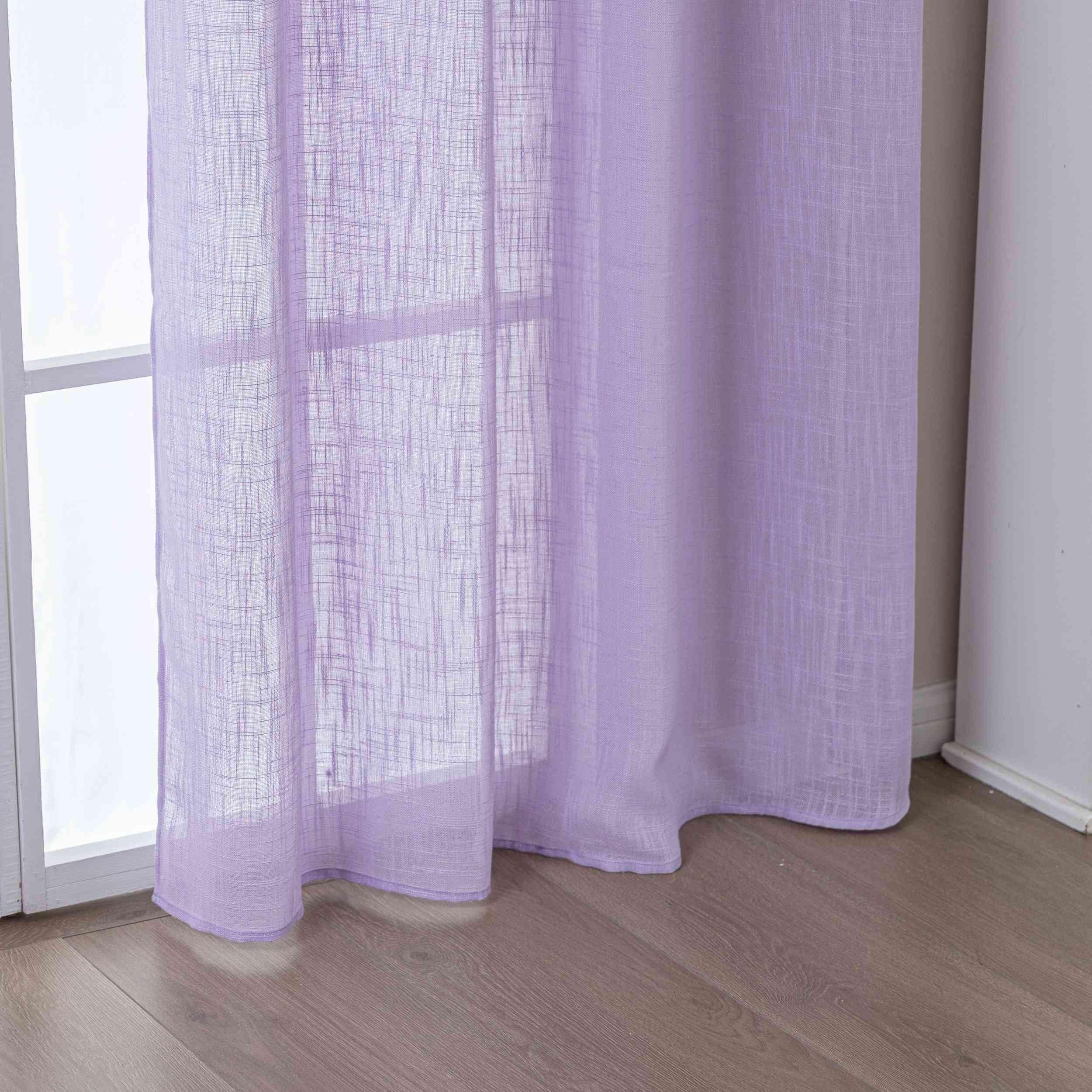 Gardinenbox Vorhang Flieder 60x245 cm