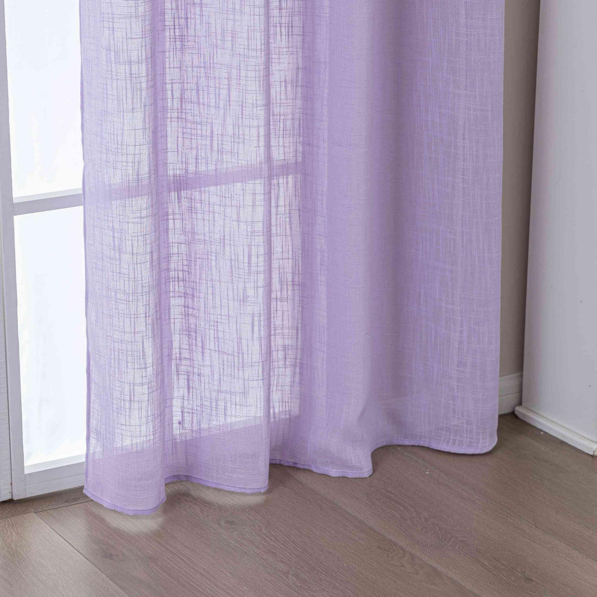 GARDINE SEOUL HxB 245x140 cm Flieder - Lila, Textil (140/245cm) - Gardinenbox