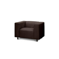 SESSEL July Braun 95 × 80 × 57 cm - Braun, Textil (95/57/80cm) - Pillovely