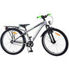 KINDERFAHRRAD Cross - Jungen - Rücktritt + Handbremse - 24 Zoll - Grau - Grau, Metall (70cm) - TPFSports
