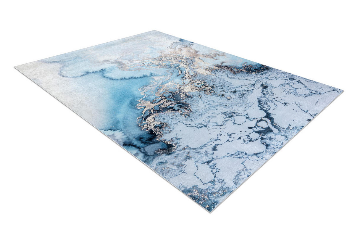 TEPPICH Andre 80/150 cm - Blau, Textil (80/150cm) - rugsX