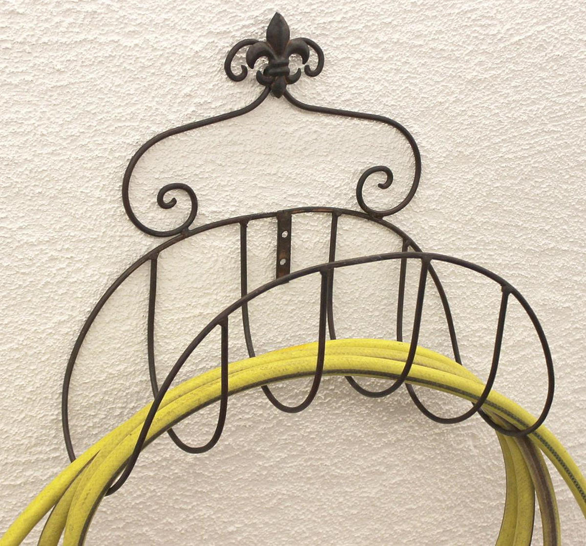 WANDSCHLAUCHHALTER Metall Braun antik 38 cm - Braun, Metall (17cm) - DanDiBo