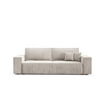 SCHLAFSOFA mit Bettkasten Cremig - Beige, Textil (255/88/102cm) - Furnisell