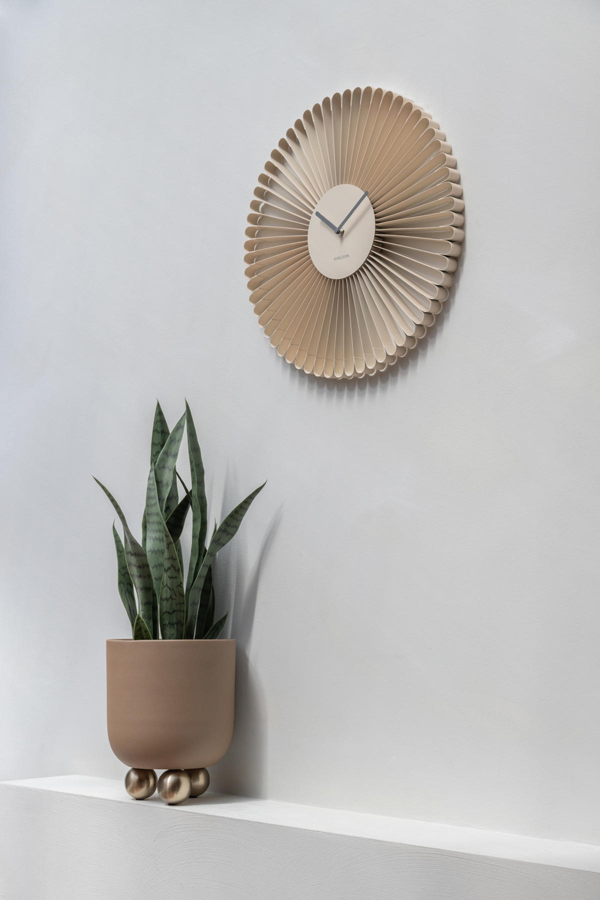 BLUMENTOPF Estilo Braun Ø18.5/23 cm - Braun, Metall (23cm) - Present Time