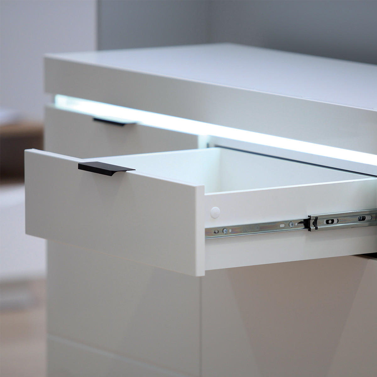 SIDEBOARD Ruben Weiß - Weiß, Holzwerkstoff (105/90/40cm) - Petits-meubles