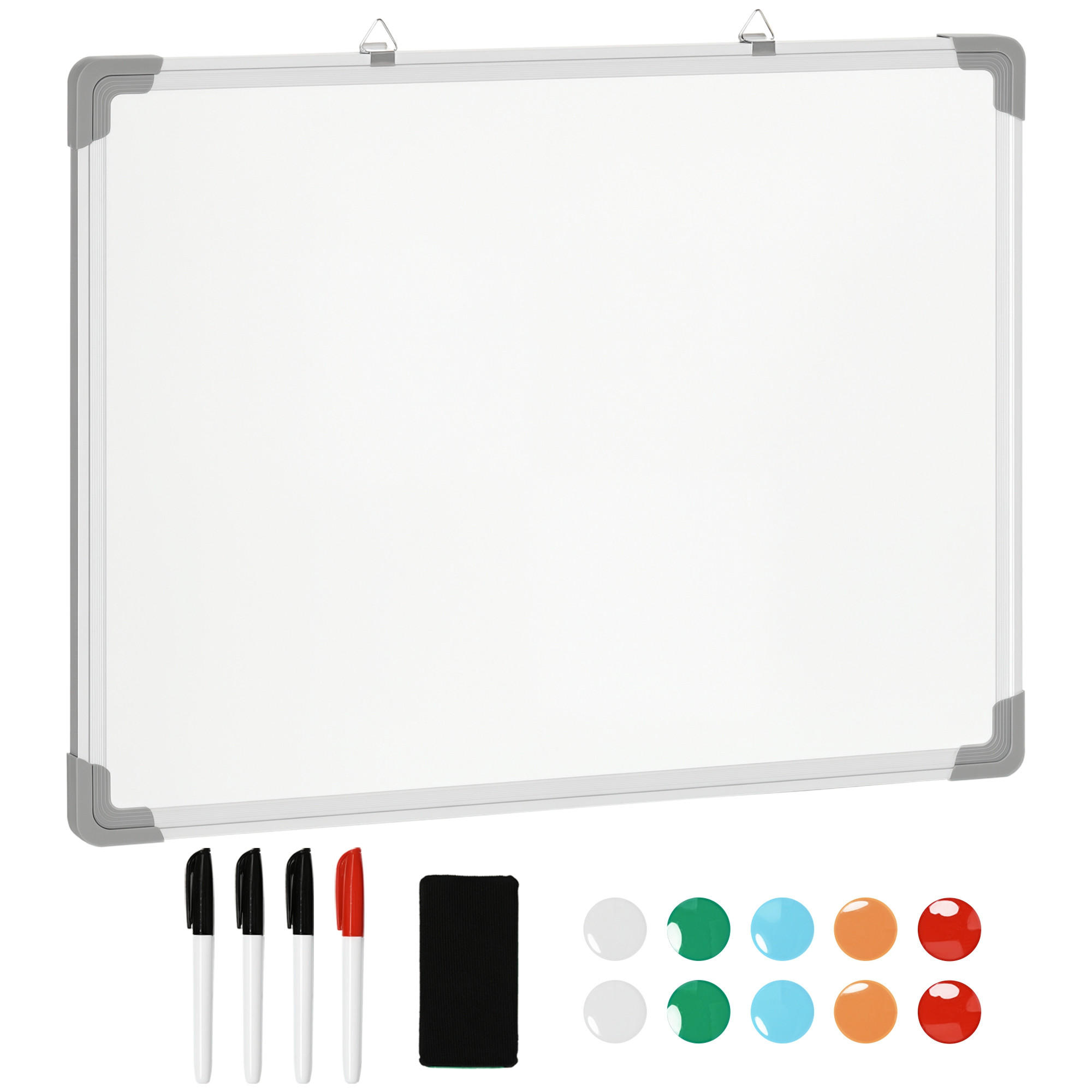 WHITEBOARD DE-09026 Weiß - Weiß, Metall (1.8/45/60cm) - ComfortXL