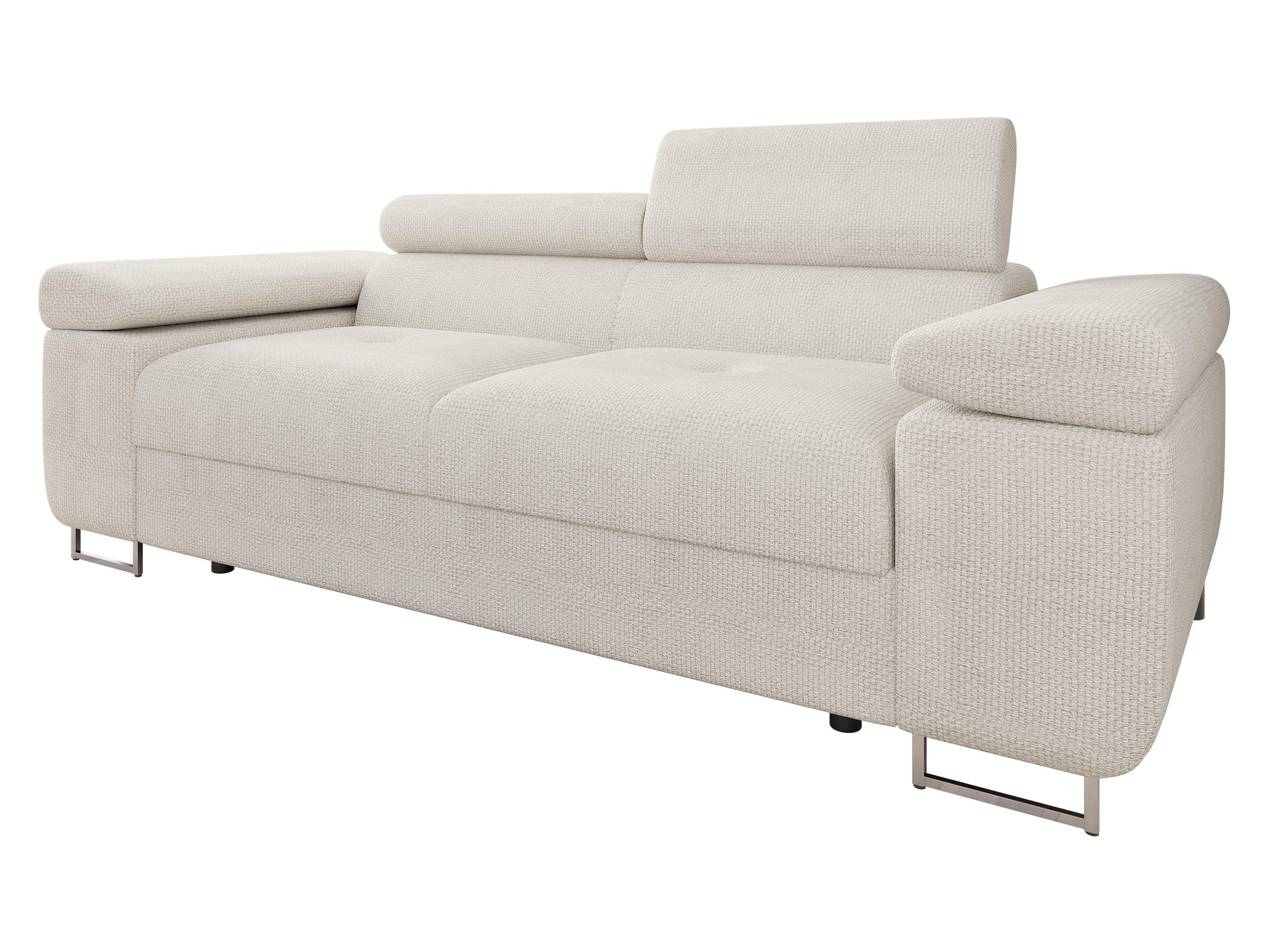 SOFA Torezio 2 - Ecru, Holz/Textil (198/90/102cm) - MIRJAN24