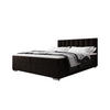 BOXBETT ZILANO 2 mit Matratze H3 und Topper 140x200 Itaka 41 - Dunkelbraun, Holz/Textil (140/200cm) - Bedante