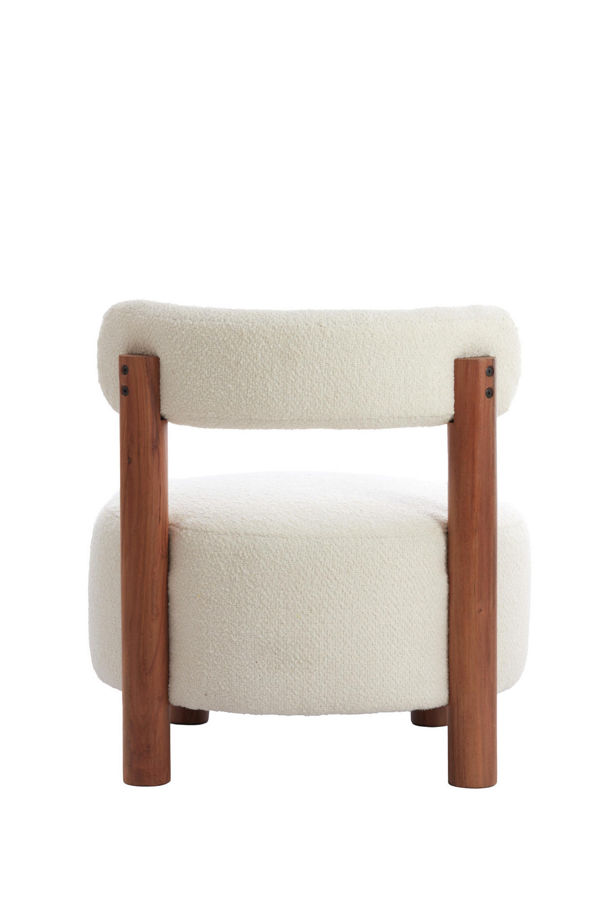 SESSEL Ferentino Braun Ø74/74 cm - Braun, Holz (74/74/74cm) - Light & Living