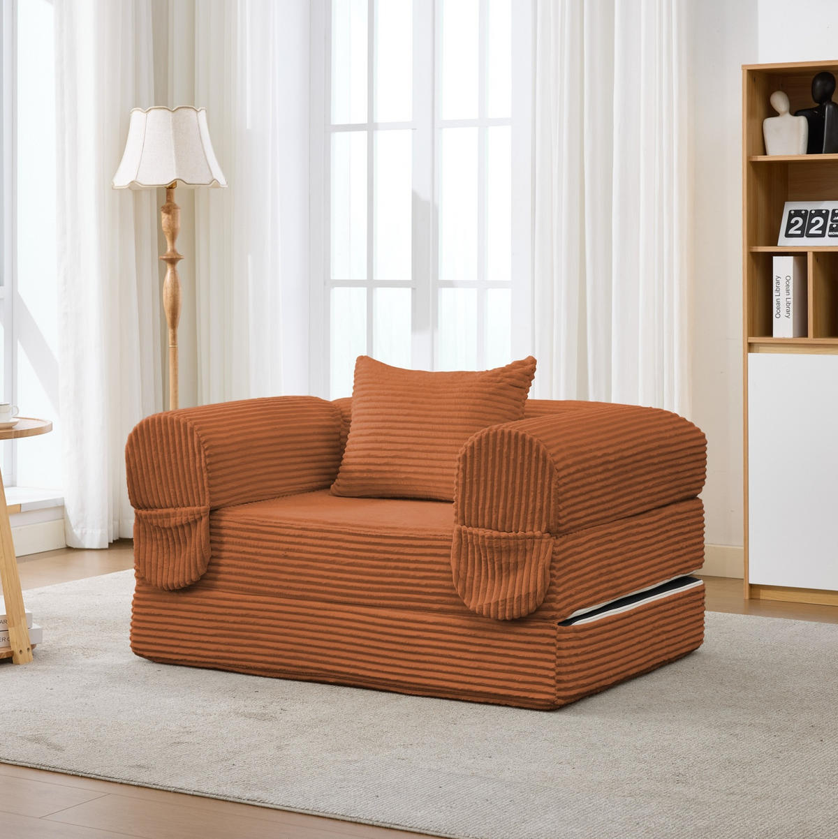 SOFA-SET 2-tlg. Cord Braun - Braun, Kunststoff (78/65/190cm) - Meubliv