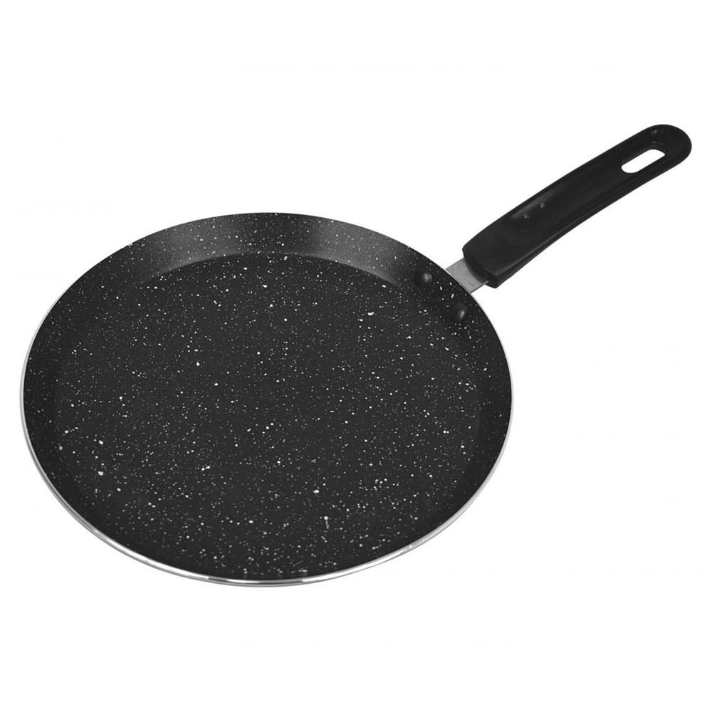 CRÊPEPFANNE Schwarz 28/28/1.8 cm KS7567 - Schwarz, Metall (28cm) - Krisberg 