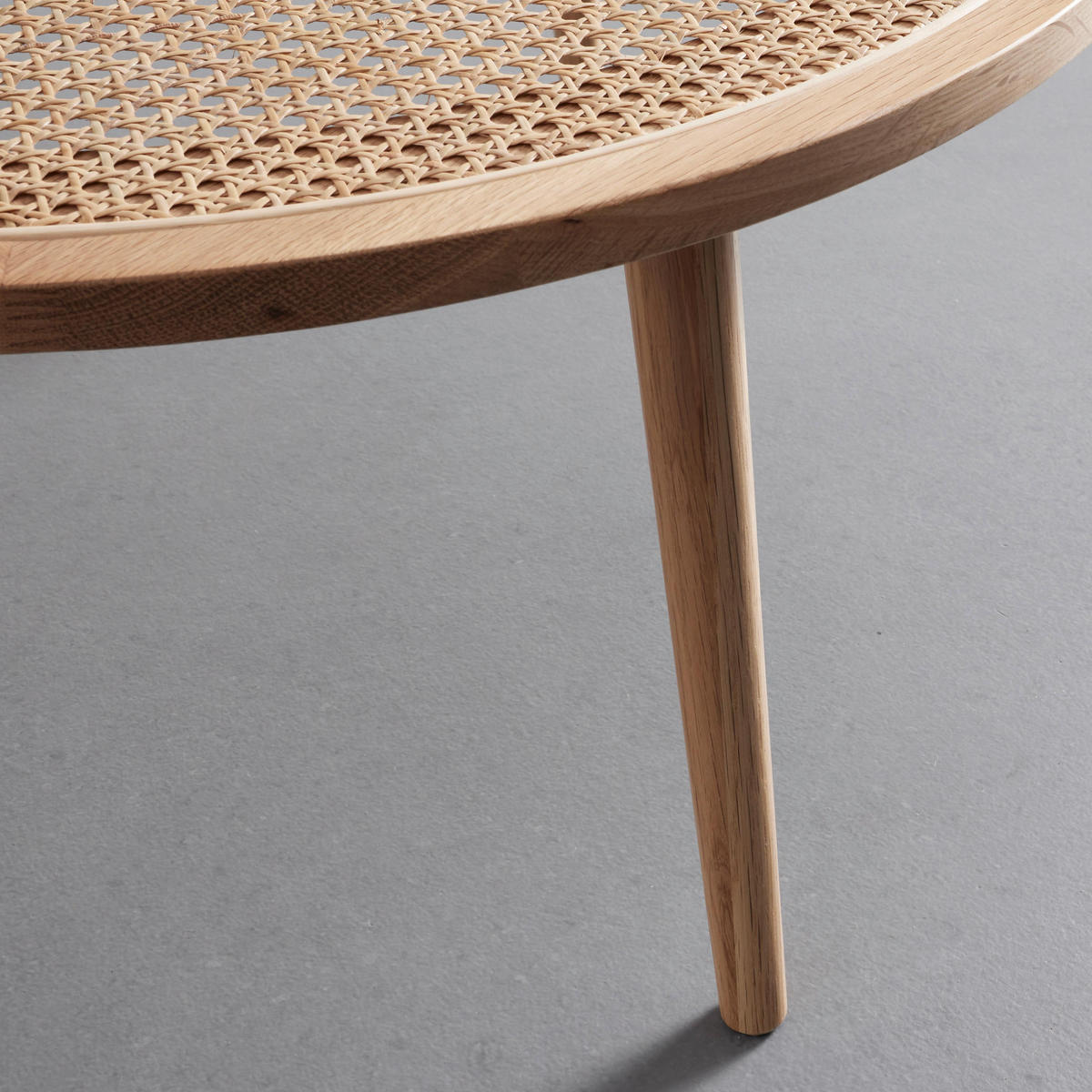 COUCHTISCH Douna Naturfarben Eiche Rund - Naturfarben, Holz (80/80/35cm) - Bessagi Home