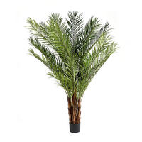 KUNSTBAUM Künstliche Palme – Caliora 240 cm - Grün, Kunststoff (240cm) - aplanta