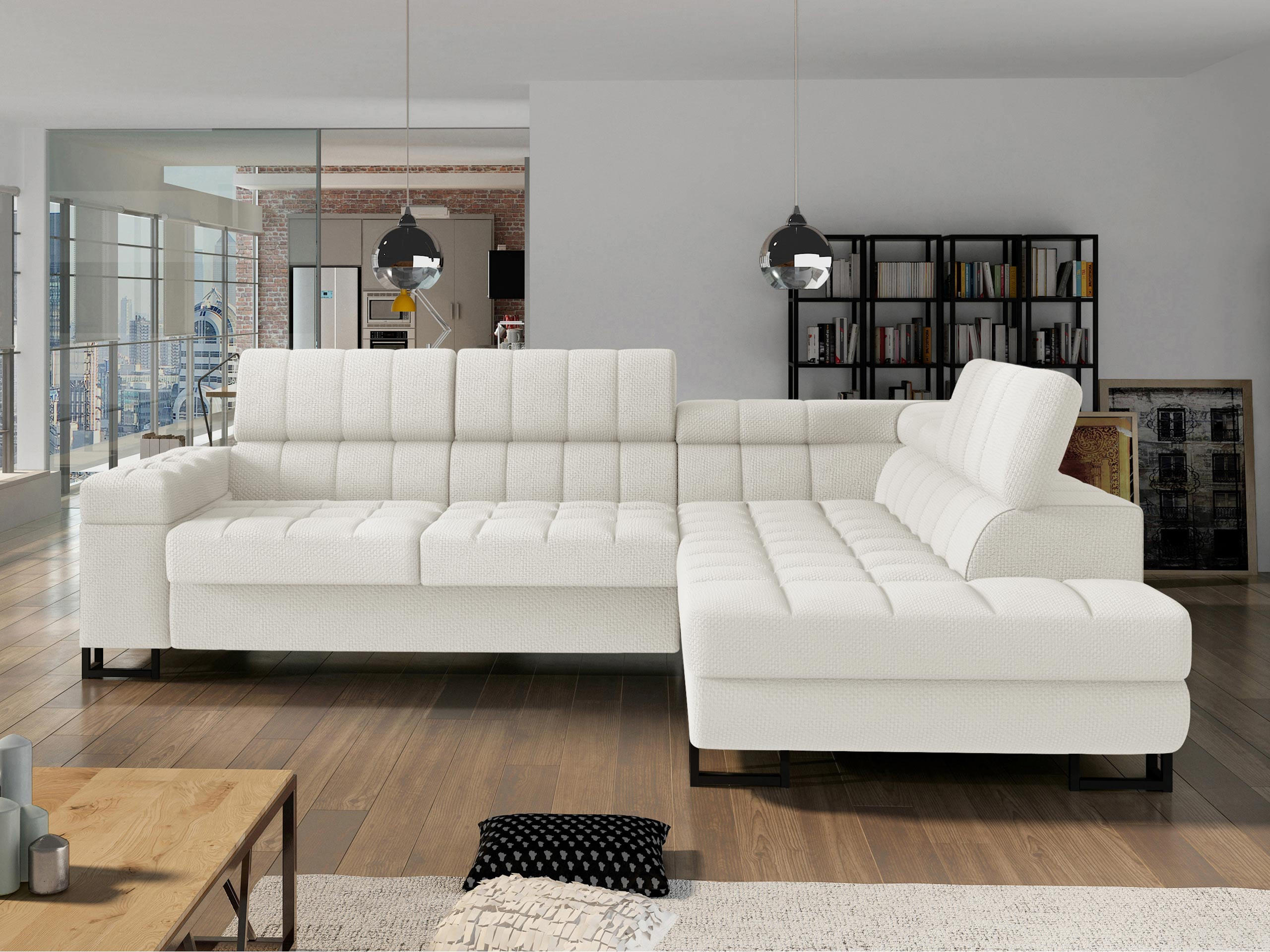 ECKSOFA Laris, Seite: Rechts - Schwarz/Cappuccino, Holz/Textil (271/203cm) - MIRJAN24