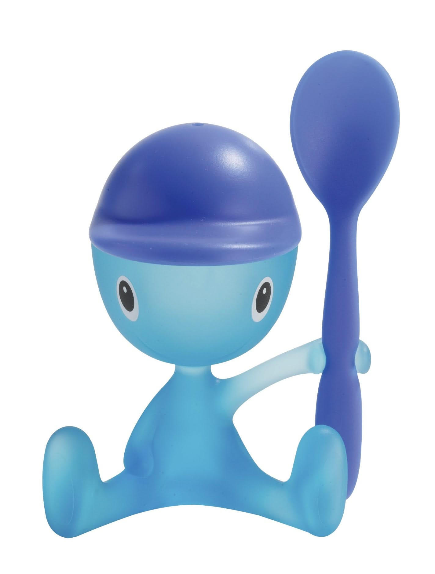 EIERBECHER Cico - ASG23 AZ - Blau - von Stefano Giovannoni - Blau, Kunststoff (8/12/9cm) - Alessi