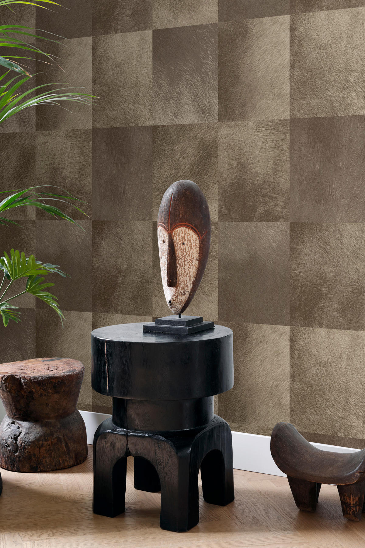TAPETE Tierhautmuster 53 cm x 10.05 m - Braun, Papier (53/1000cm) - Origin Wallcoverings