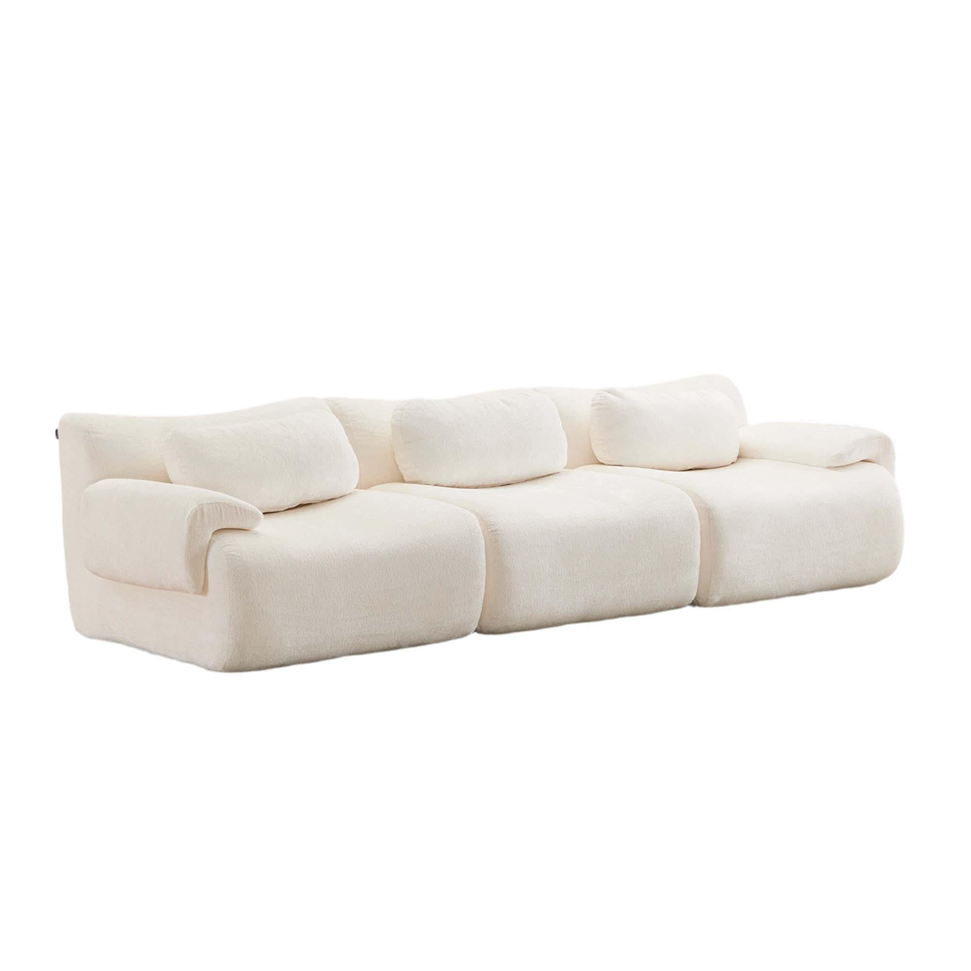 ComfortXL 3-Sitzer-Sofa Weiß 288x69x101 cm