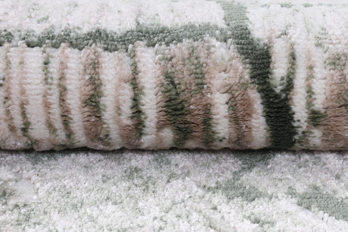 KOBEREC zelený štruktúra dreva - 160 x 230 cm - lesná zelená, textil (160/230cm) - Mazovia