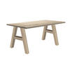 SCHREIBTISCH Edi 4 140 x 70 x 75 Bürotisch eiche sägerau/eiche sägerau - Naturfarben, Holz (140/70/75cm) - 58aufmkessel