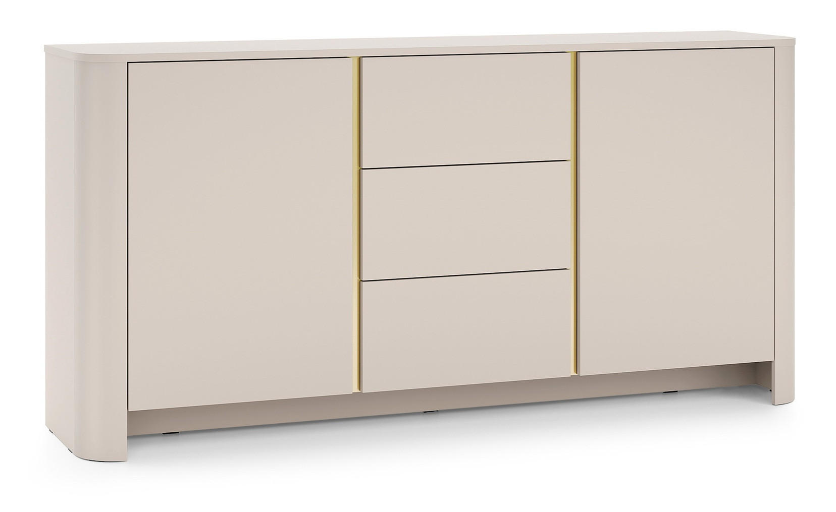KOMMODE 168 cm Mezzano mit Schubladen, 2 Türen, Kaschmir - Kaschmir, Holz (168/84/39cm) - Emporius