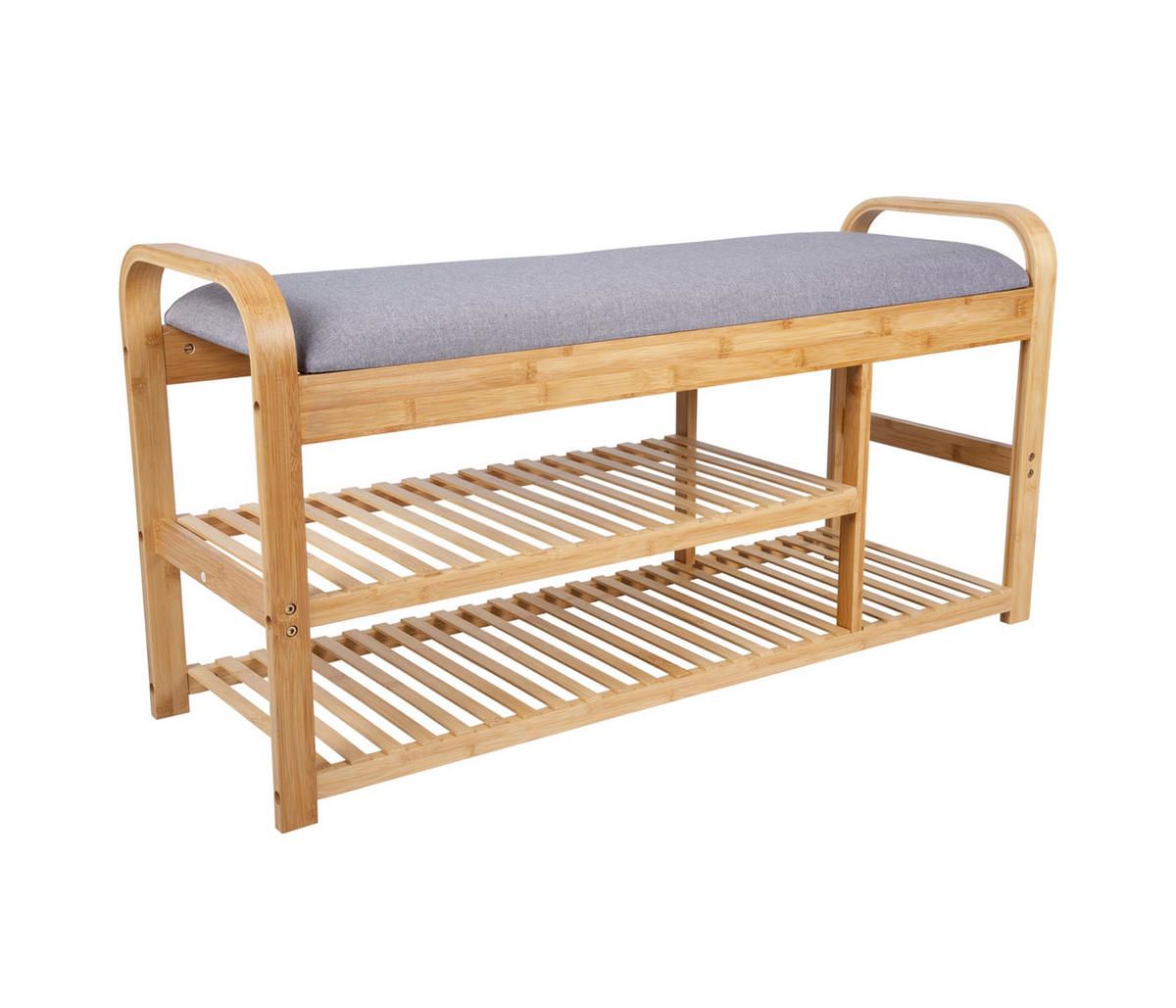 BANK Arch Braun 100/33/50 cm - Braun, Holz (33/50/100cm) - Leitmotiv
