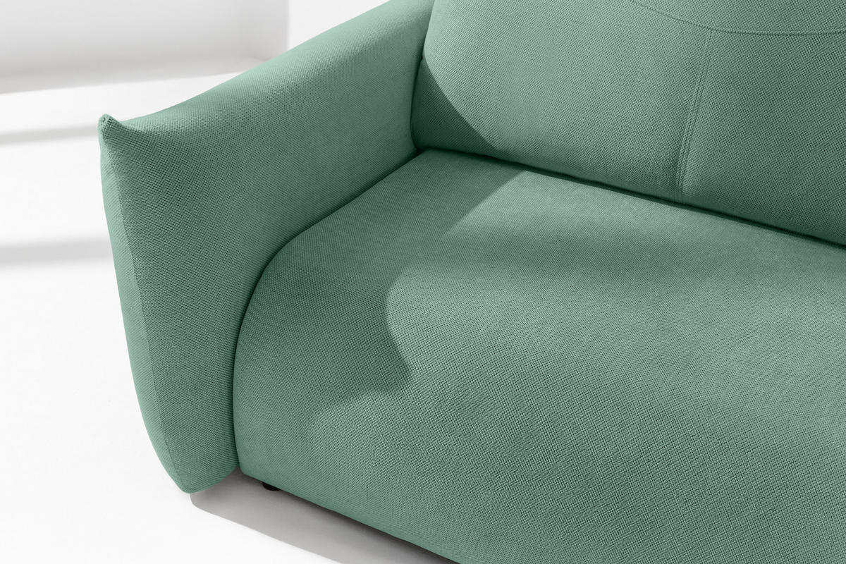 3-SITZER-SOFA LAVIS, Marineblau - Dunkelblau, Holz/Textil (242/87/111cm) - KONSIMO®