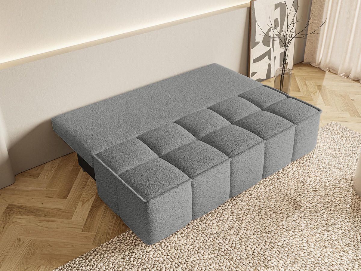 SOFA Miia mit Schlaffunktion, Grau - Grau, Textil (196/90/85cm) - Fedve