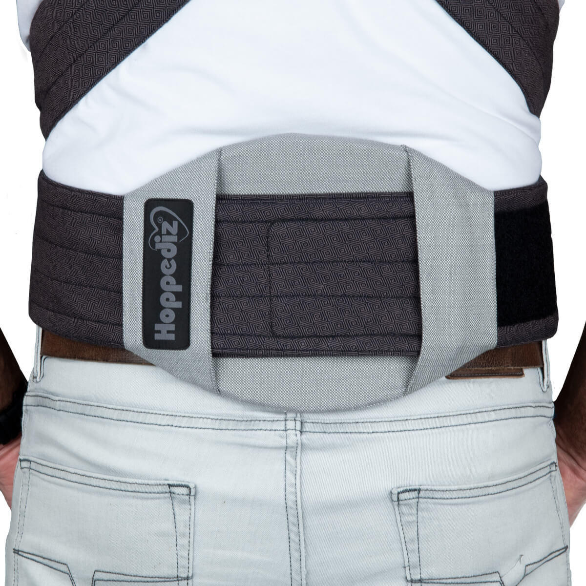 LENDENWIRBELSTÜTZE - Grau, Textil (1/0.5/30cm) - Hoppediz