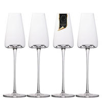 CHAMPAGNERGLÄSER 220 ml (4er-Set) - Transparent, Glas (0.2L) - Intirilife