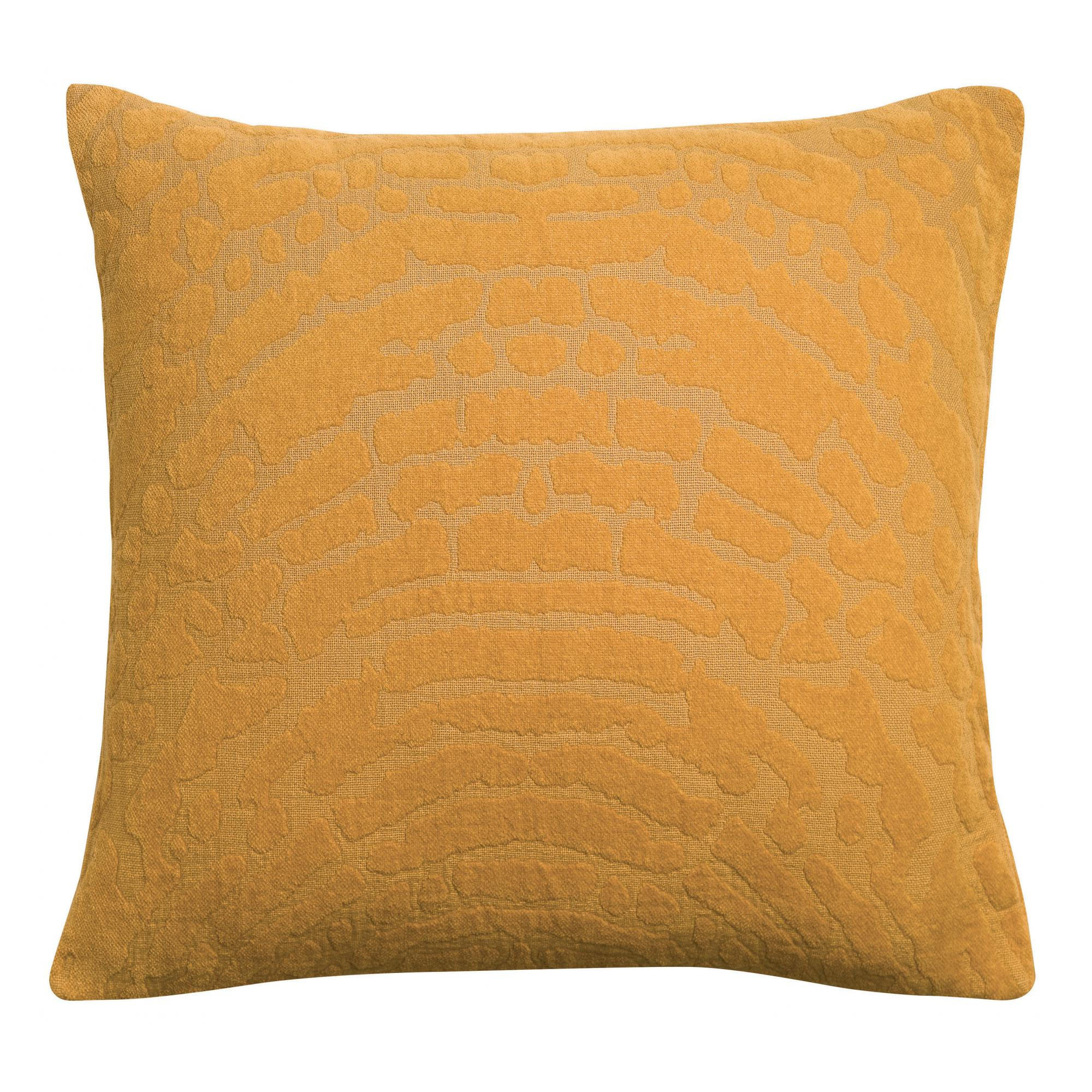 KISSEN Inès bronze 45 x 45 cm - Bronzefarben, Textil (45/45cm) - Vivaraise