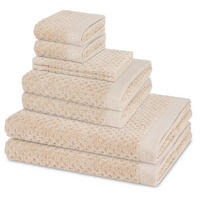 FROTTIERSET Harmony 8-teilig - Naturfarben, Textil (50/100cm) - Ross