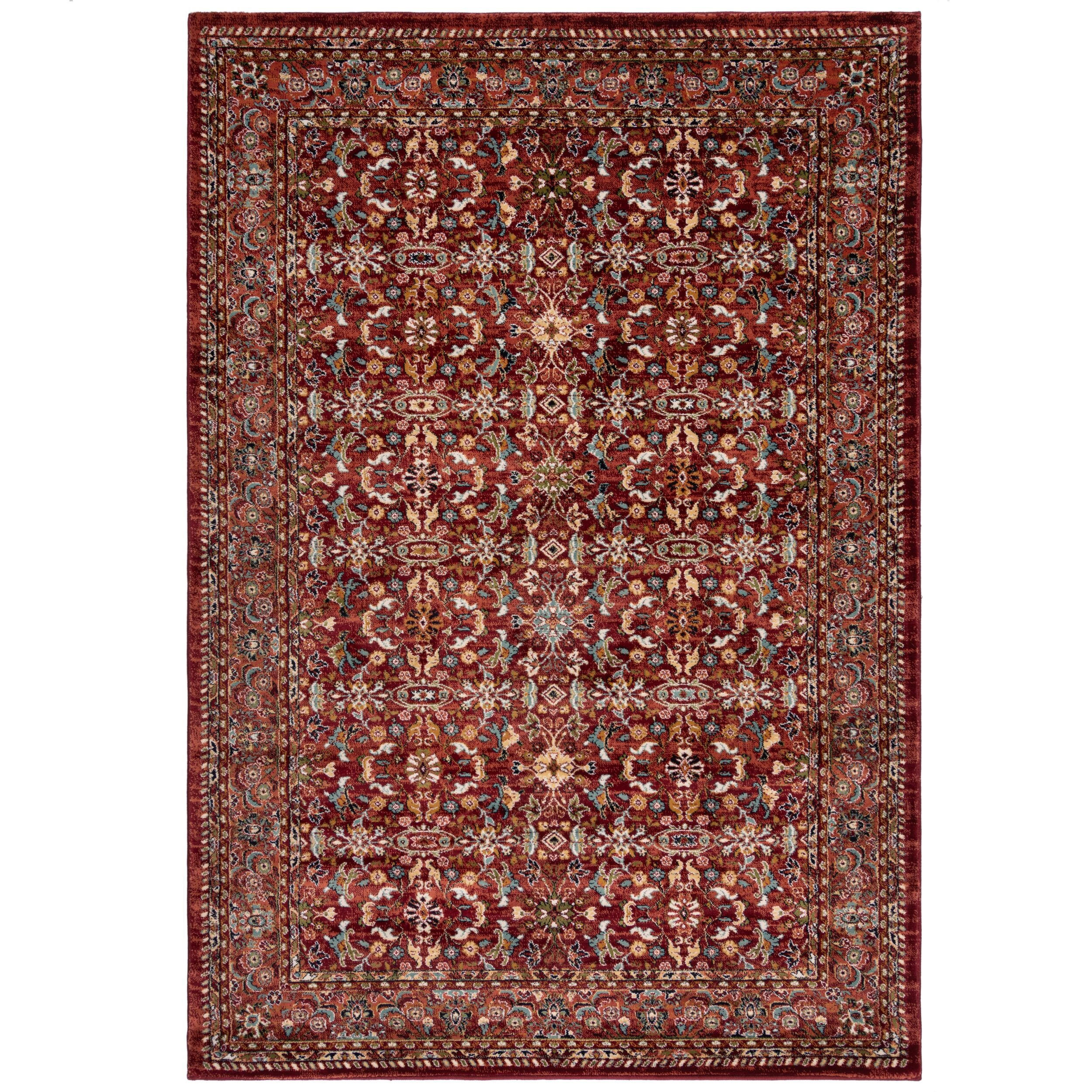 KURZFLORTEPPICH GLAZERT, im Berber-Stil, Rot, 200 x 290 cm - Rot, Textil (290/200cm) - KADIMA DESIGN