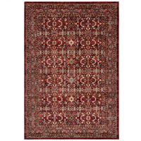 KURZFLORTEPPICH GLAZERT, im Berber-Stil, Rot, 200 x 290 cm - Rot, Textil (290/200cm) - KADIMA DESIGN