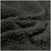 BOUCLESTOFF Quelle Dunkelgrau– 315 g/m², 140 cm breit, weich & robust, feuer- & UV-resistent - Schwarz, Textil (140/100cm) - Dreamroots