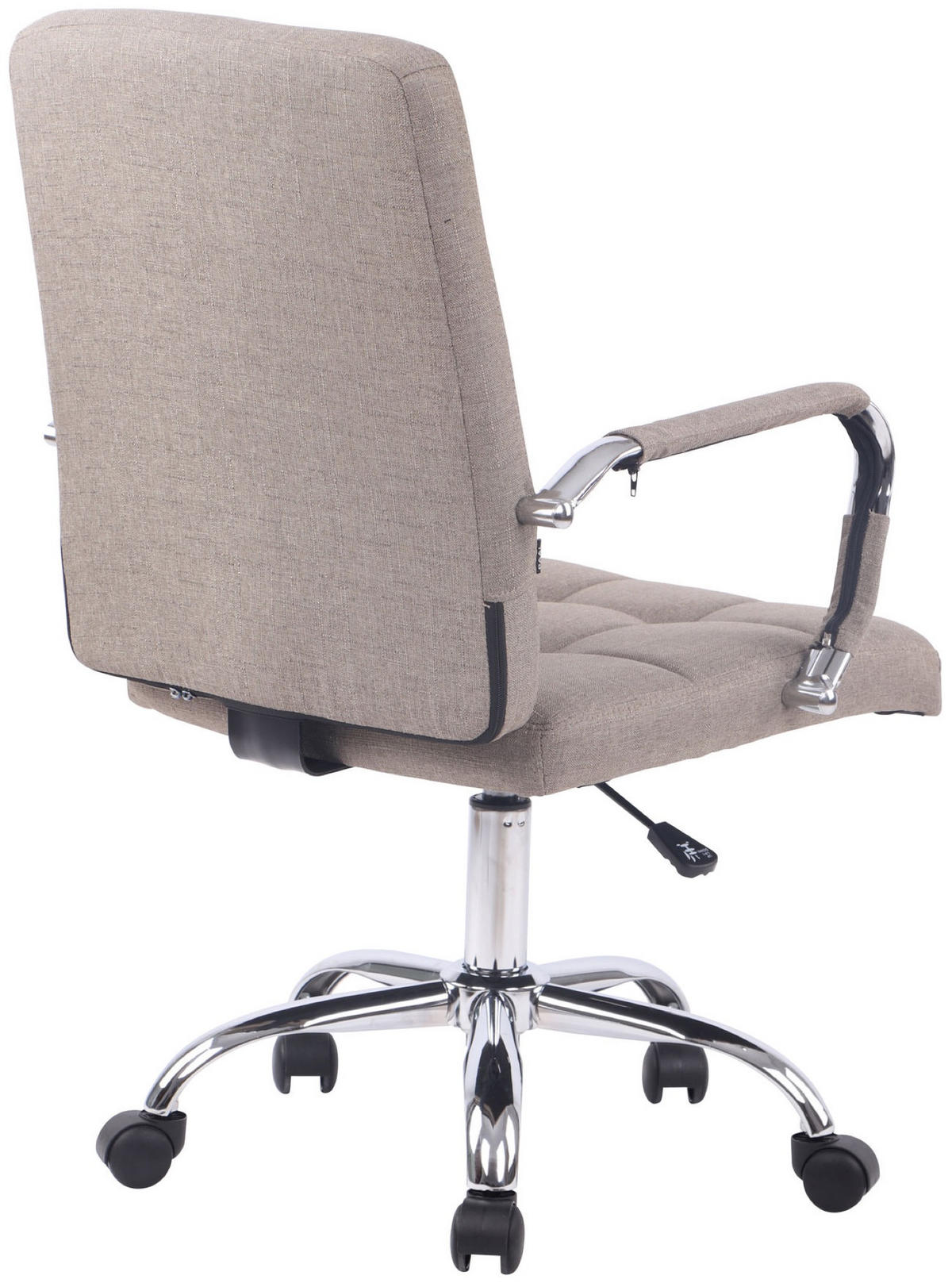 BÜROSTUHL Deal V1, Stoff Taupe - Taupe, Textil/Metall (56/104/62cm) - TPFLiving